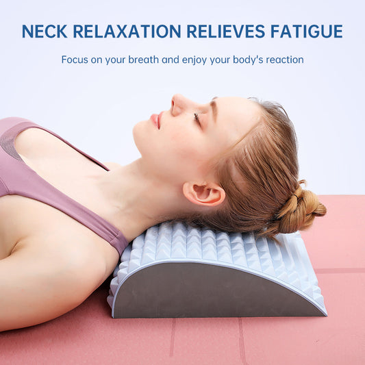 Lumbar stretch cushion for back