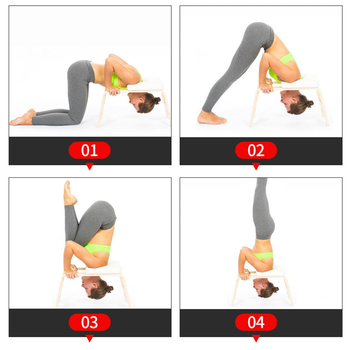 Chaise d'inversion de yoga multifonction