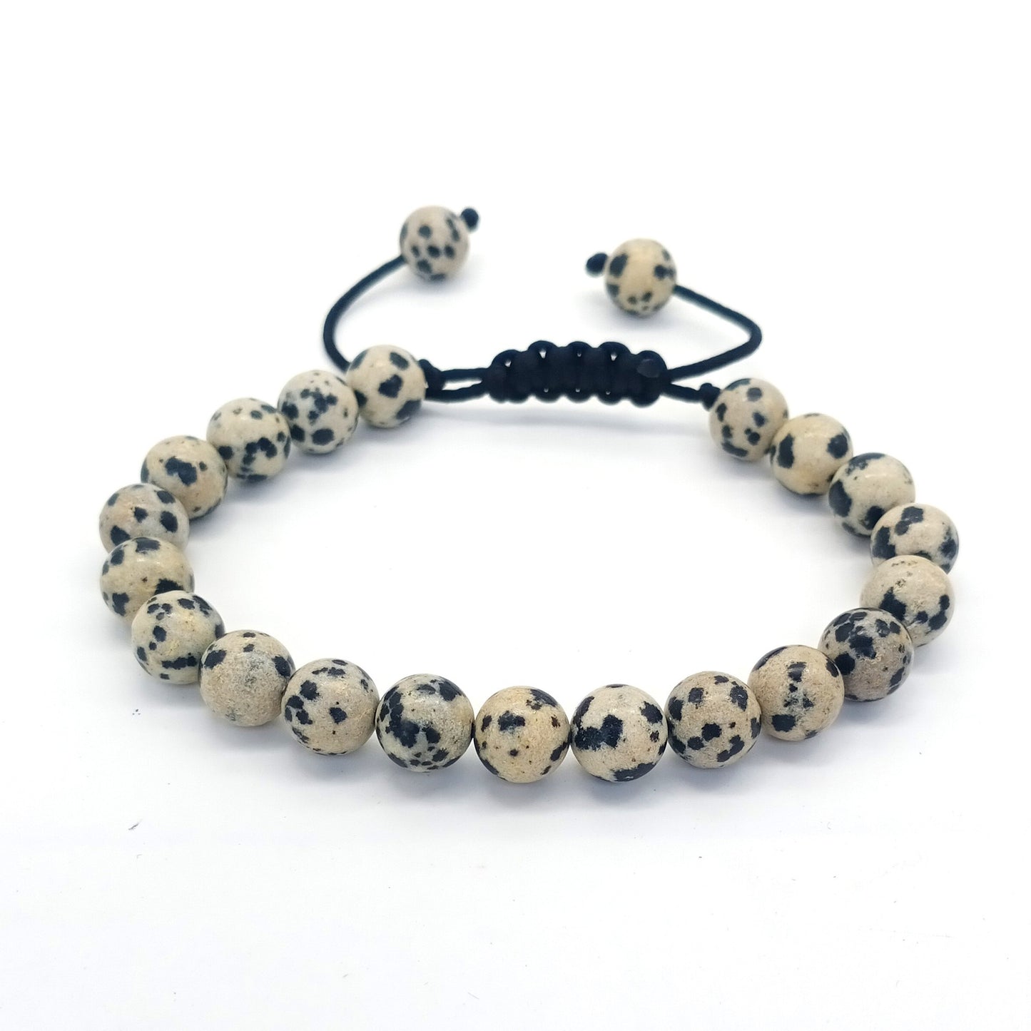 Bracelet œil de tigre 8 mm tressé ajustable