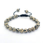 Bracelet œil de tigre 8 mm tressé ajustable