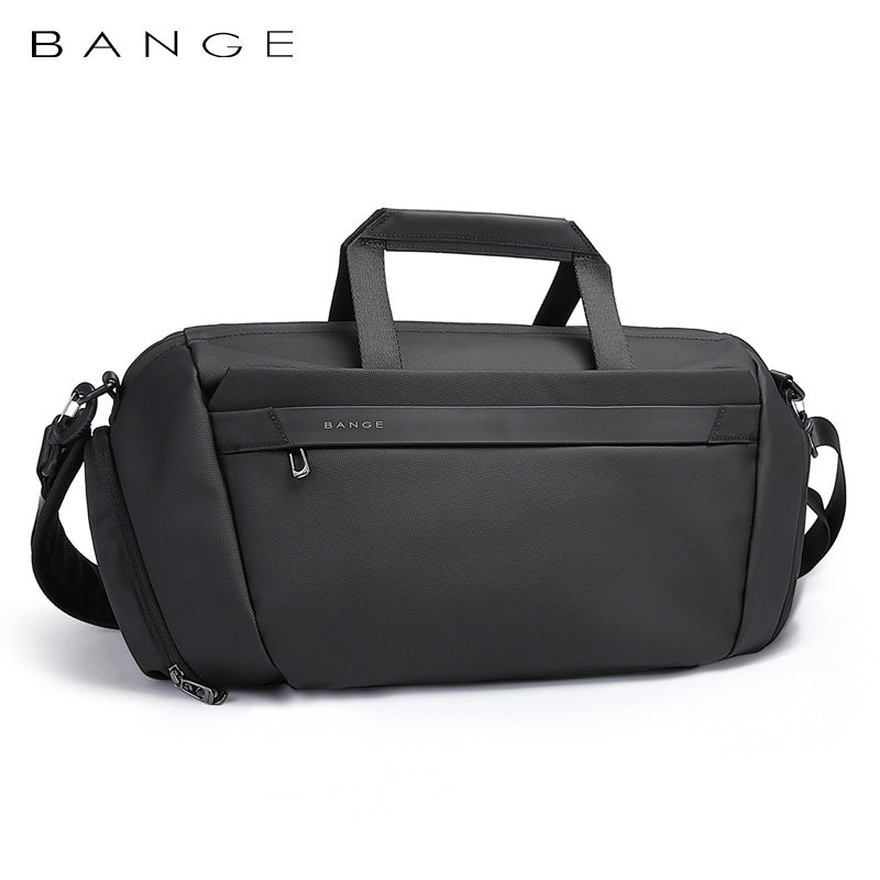 Sports and yoga bag with wet/dry compartment