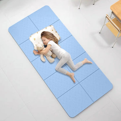 Foldable double-sided non-slip TPE yoga mat