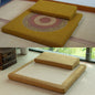 Coussin de méditation double face avec rembourrage supplémentaire