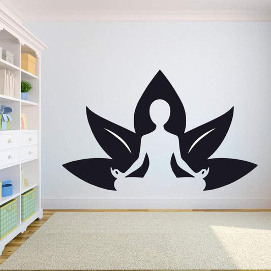 Yoga and Meditation Wall Decal