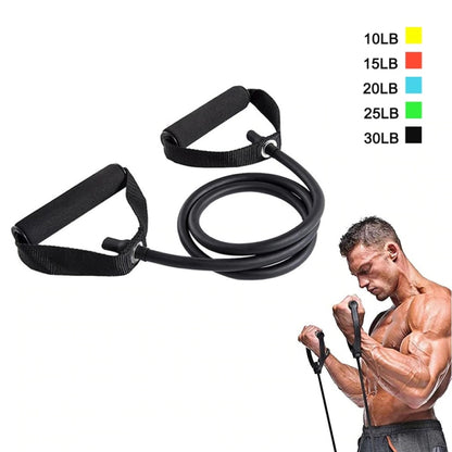 Tube élastique de résistance 120 cm pour yoga et fitness