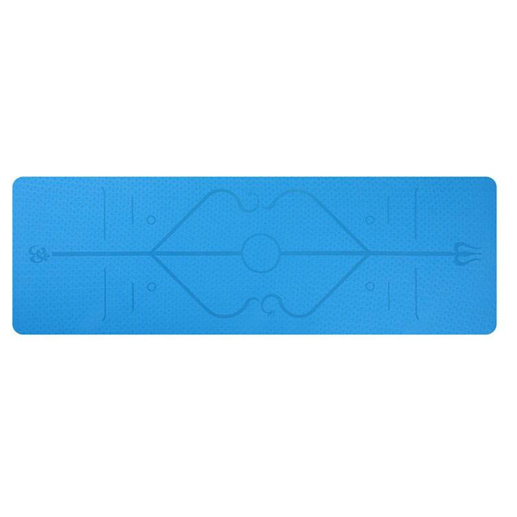 TPE Yoga Mat with Alignment Lines (Beginner)