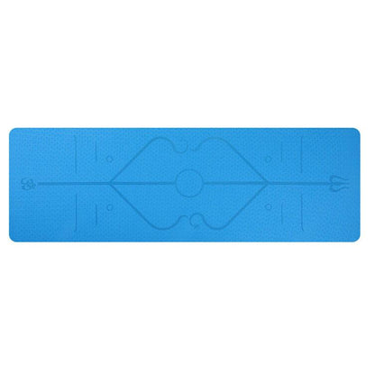 TPE Yoga Mat with Alignment Lines (Beginner)