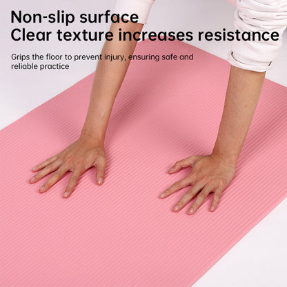 Tapis de yoga NBR extra-long et épais