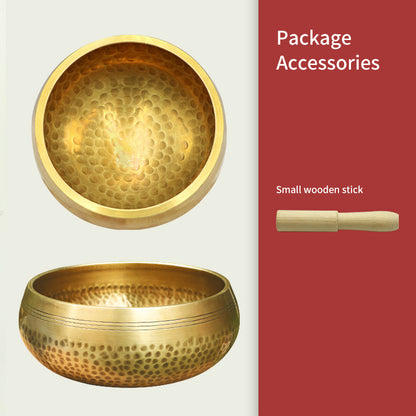 Hand-crafted Tibetan singing bowl for meditation
