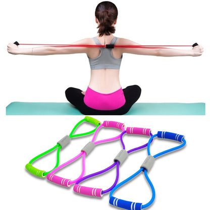 Figure 8 chest expander for yoga and fitness
