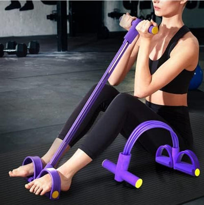Corde de tension à 6 tubes avec pédale pour abdominaux
