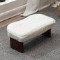 Solid wood footrest stool for zen meditation, kneeling sitting position