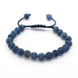 Bracelet œil de tigre 8 mm tressé ajustable