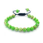 Bracelet œil de tigre 8 mm tressé ajustable