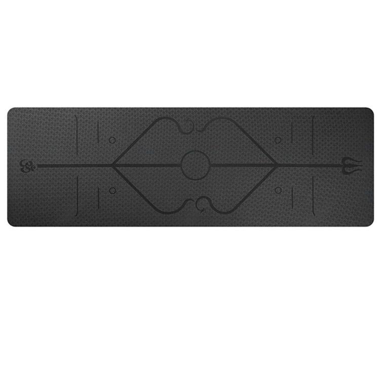 TPE Yoga Mat with Alignment Lines (Beginner)