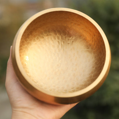 Hand-crafted Tibetan singing bowl for meditation