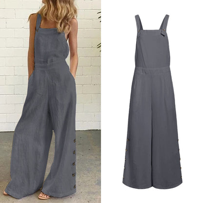 Pantalon ample à poches latérales