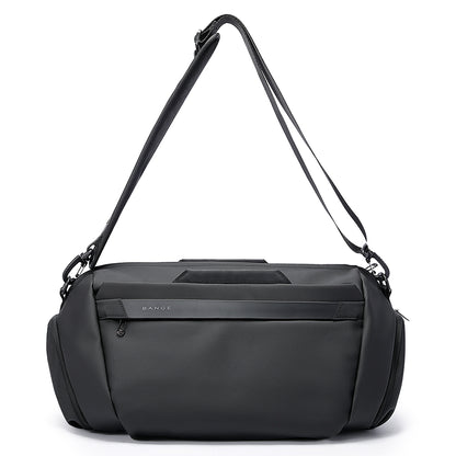 Sports and yoga bag with wet/dry compartment
