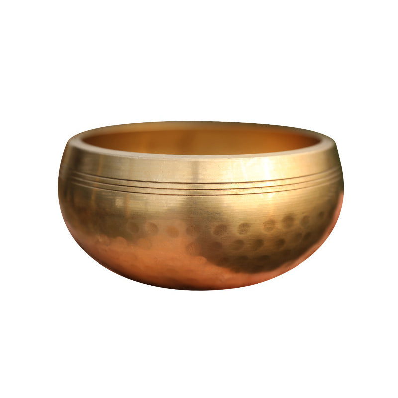 Hand-crafted Tibetan singing bowl for meditation