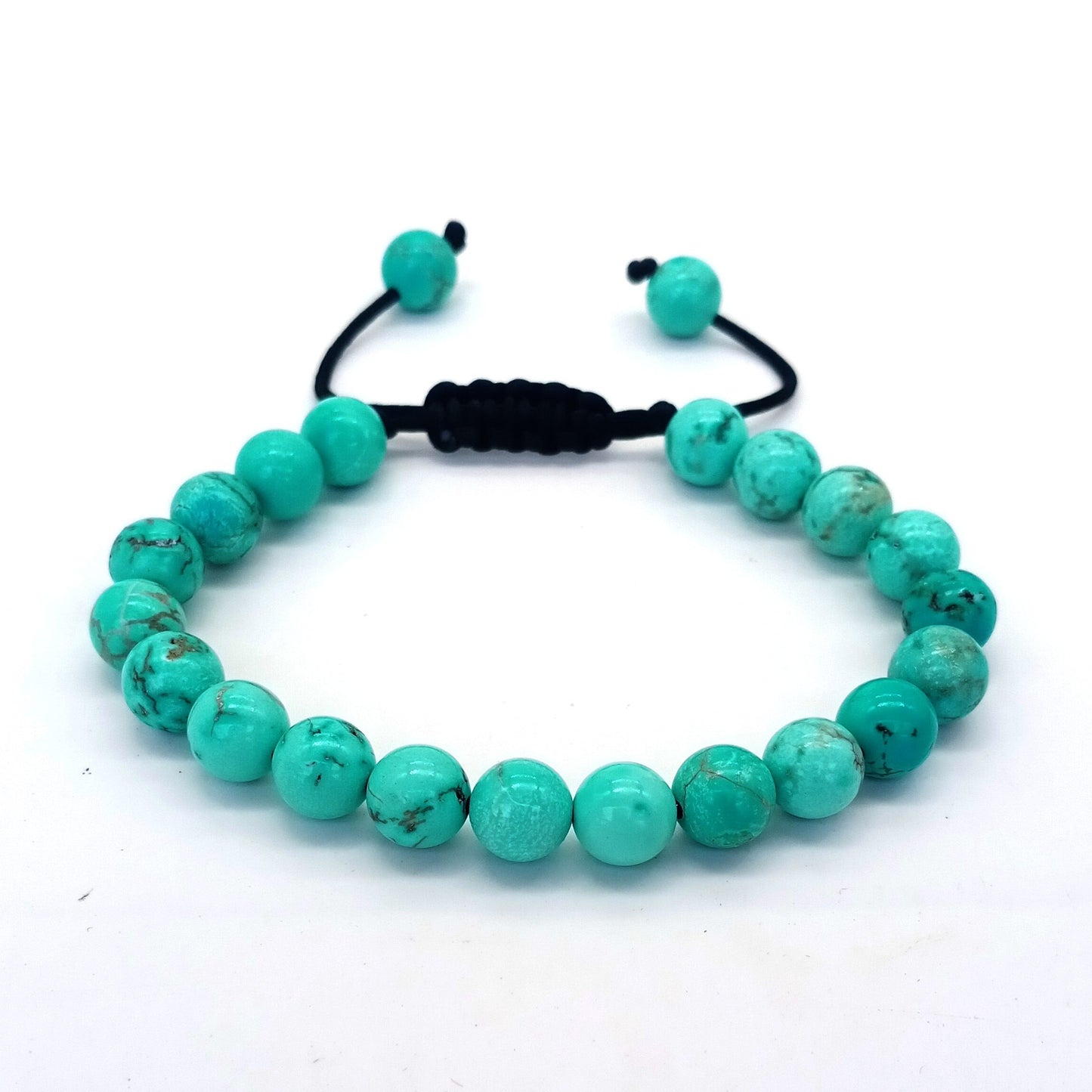 Bracelet œil de tigre 8 mm tressé ajustable