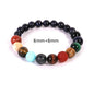 8-Planet Natural Stone Bracelet