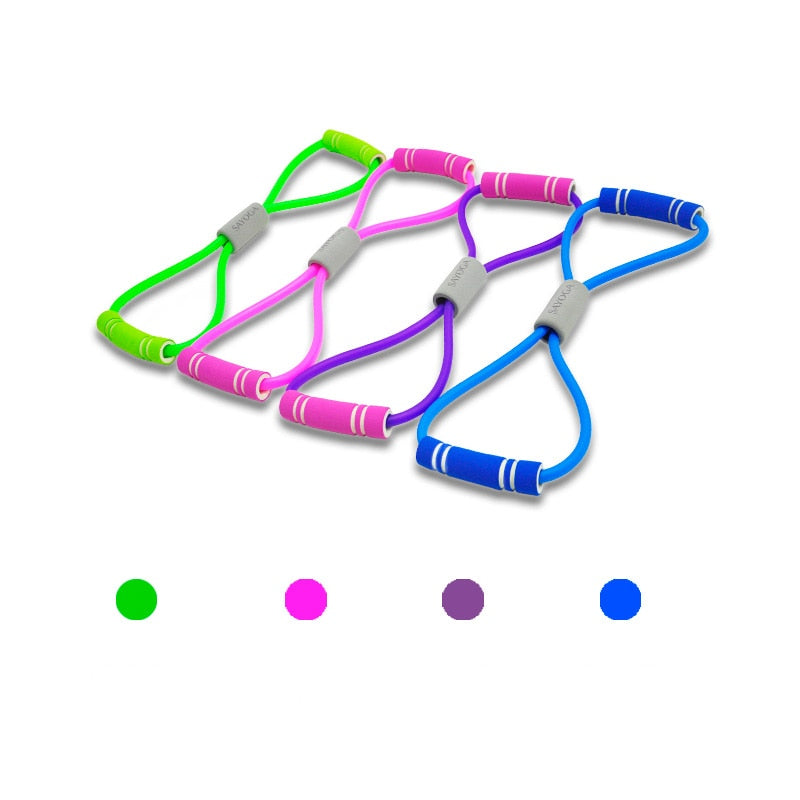 Figure 8 chest expander for yoga and fitness