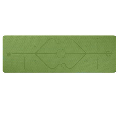 TPE Yoga Mat with Alignment Lines (Beginner)