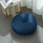 Futon épais pour salon, chambre et méditation, style nordique, avec baie vitrée.