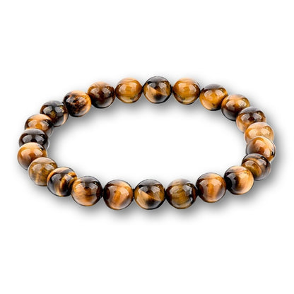 Tiger Eye and Lava Stone Yoga Bracelet