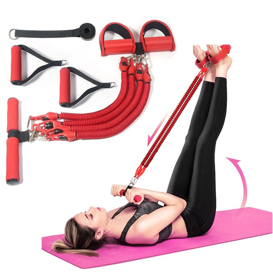 11-piece 4-tube resistance band kit