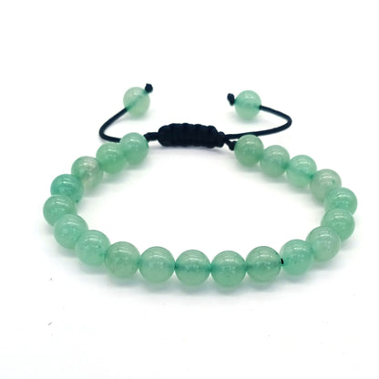 Bracelet œil de tigre 8 mm tressé ajustable
