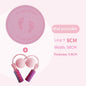 Thick TPE Round Yoga Mat, solid color, ideal for beginners and meditation, with integrated jump rope.