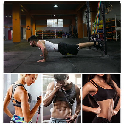 11-piece Resistance Band Set for Fitness