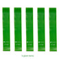 Lot de 5 bandes de résistance TPE pour le fitness et le yoga