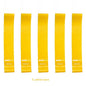 Lot de 5 bandes de résistance TPE pour le fitness et le yoga
