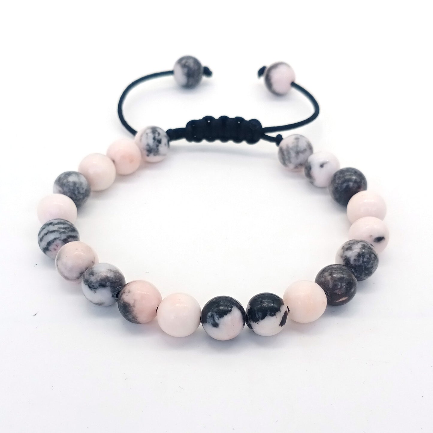 Bracelet œil de tigre 8 mm tressé ajustable