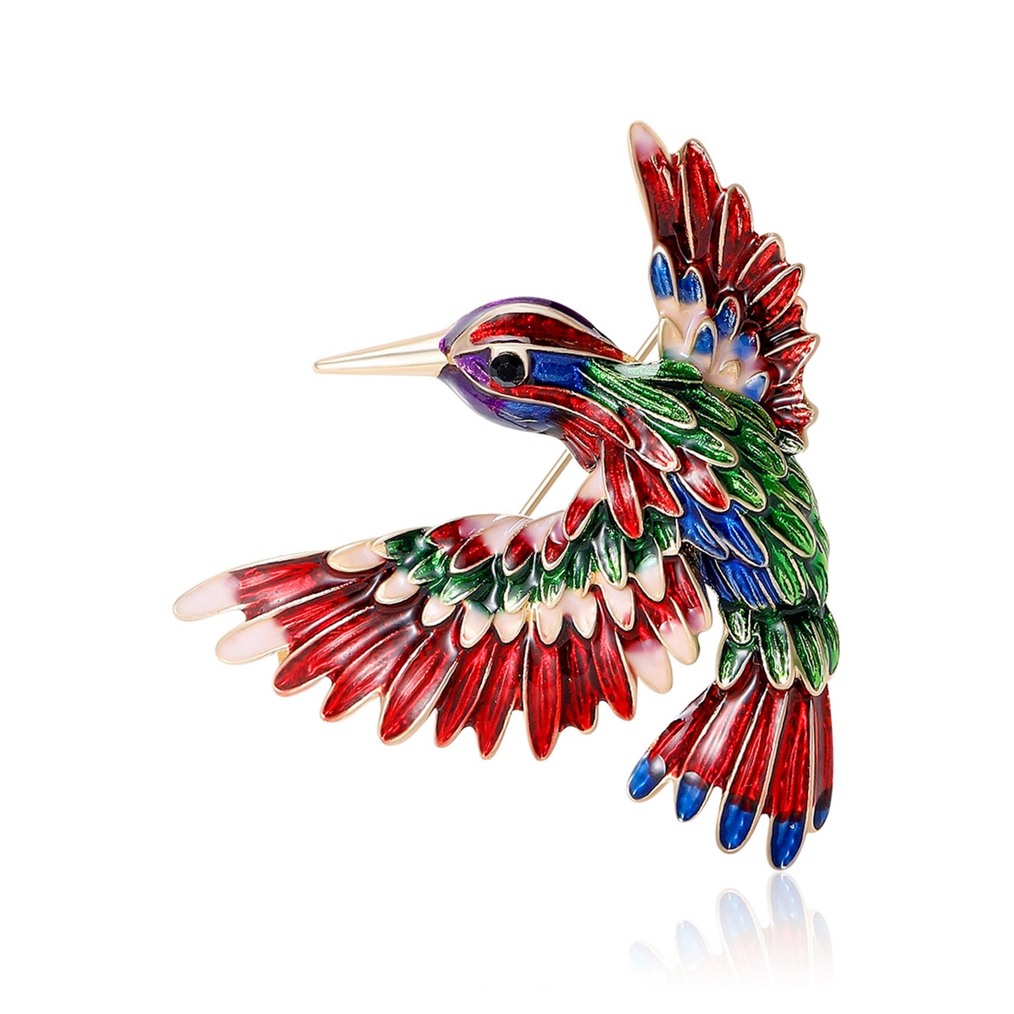 Bird brooch for women