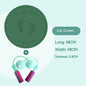 Thick TPE Round Yoga Mat, solid color, ideal for beginners and meditation, with integrated jump rope.