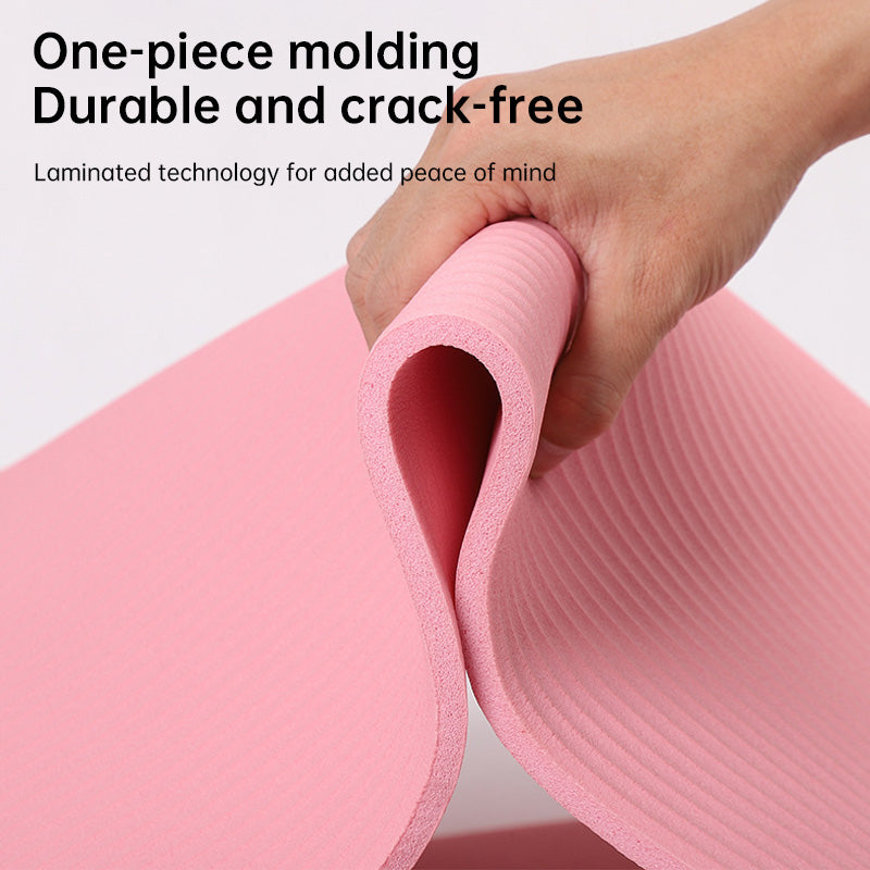 Tapis de yoga NBR extra-long et épais