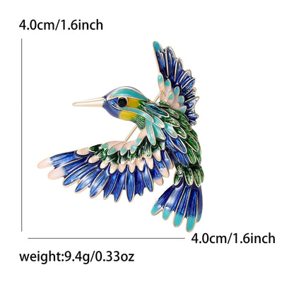 Bird brooch for women