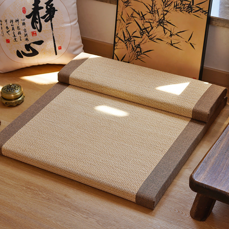 Coussin de méditation Zafu en fibre de bambou naturelle pour la méditation zen