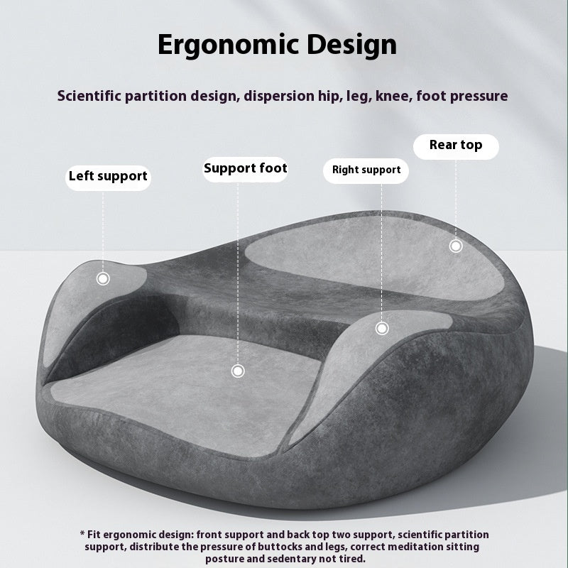 Coussin de méditation pour yoga, coussin de méditation ergonomique