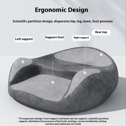 Coussin de méditation pour yoga, coussin de méditation ergonomique