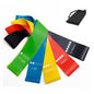 Lot de 5 bandes de résistance TPE pour le fitness et le yoga