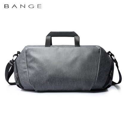 Sports and yoga bag with wet/dry compartment