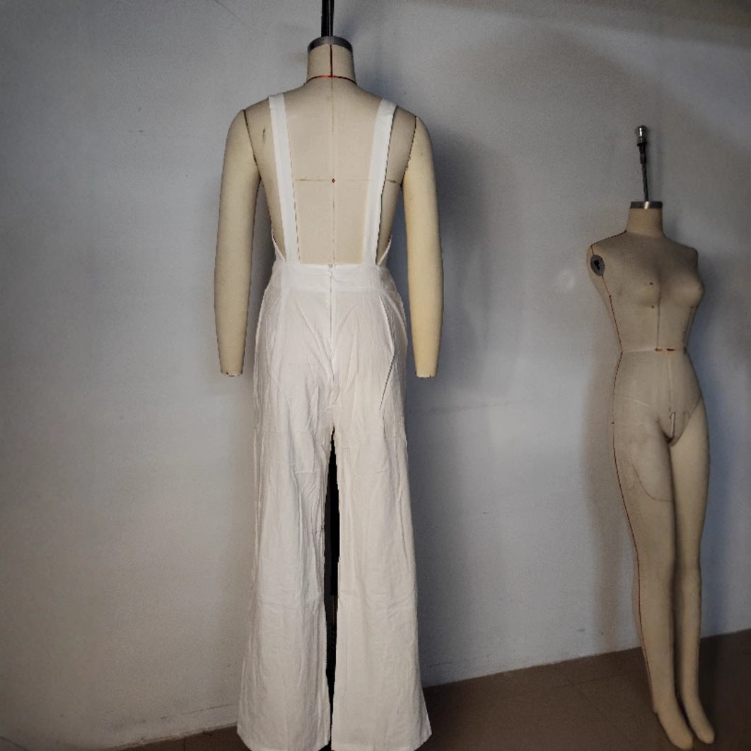 Pantalon ample à poches latérales