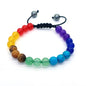 Bracelet œil de tigre 8 mm tressé ajustable