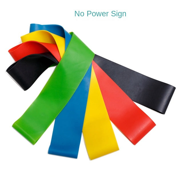 Lot de 5 bandes de résistance TPE pour le fitness et le yoga