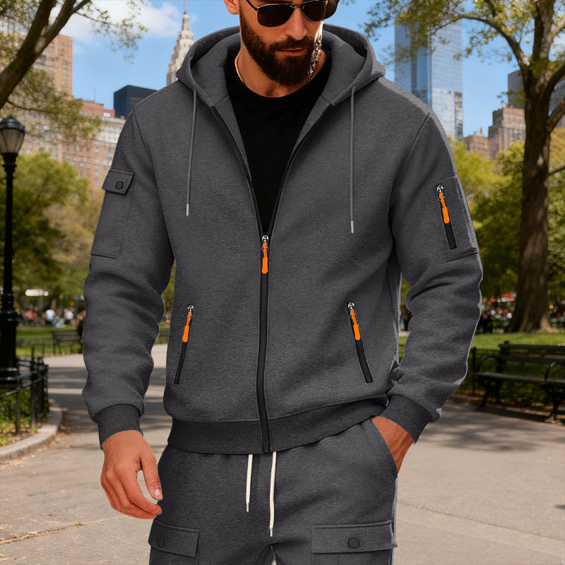 Sweat à capuche ample pour homme