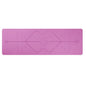 TPE Yoga Mat with Alignment Lines (Beginner)